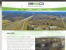 Tablet Screenshot of greatsouthdevelopment.com